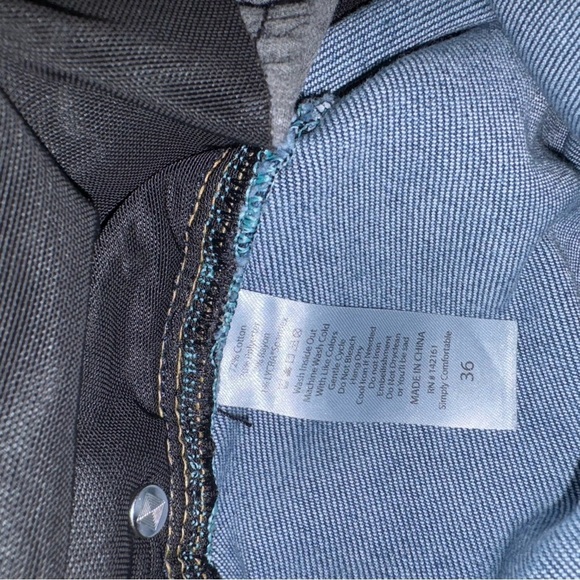 LuLaRoe Blue Straight Leg Jeans with Distressed Details NWOT - Picture 6 of 9